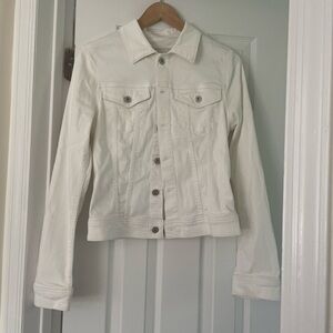 AG Adriano Goldschmied Off-White Denim Jacket